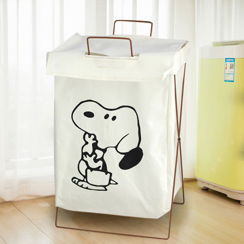 Decorative laundry basket with inspiring quotes Kalsten
