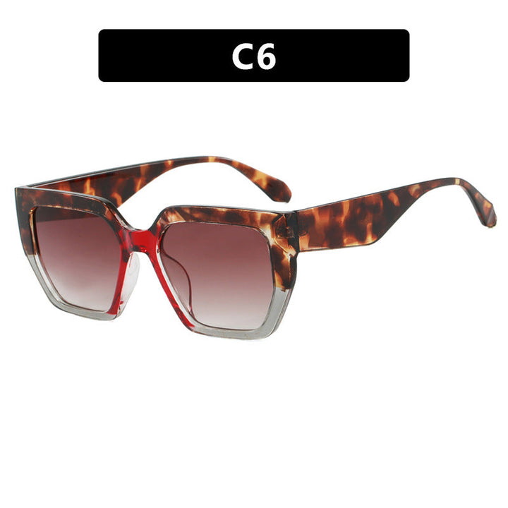 Women's geometric glasses in stylish tortoiseshell pattern Kalsten