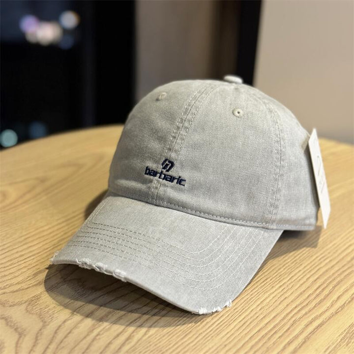 Men's Distressed Cotton Twill Baseball Cap Kalsten