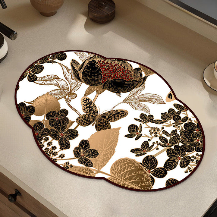 Artistic Floral Area Rug