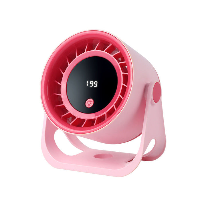 Women's compact table fan with digital display Kalsten