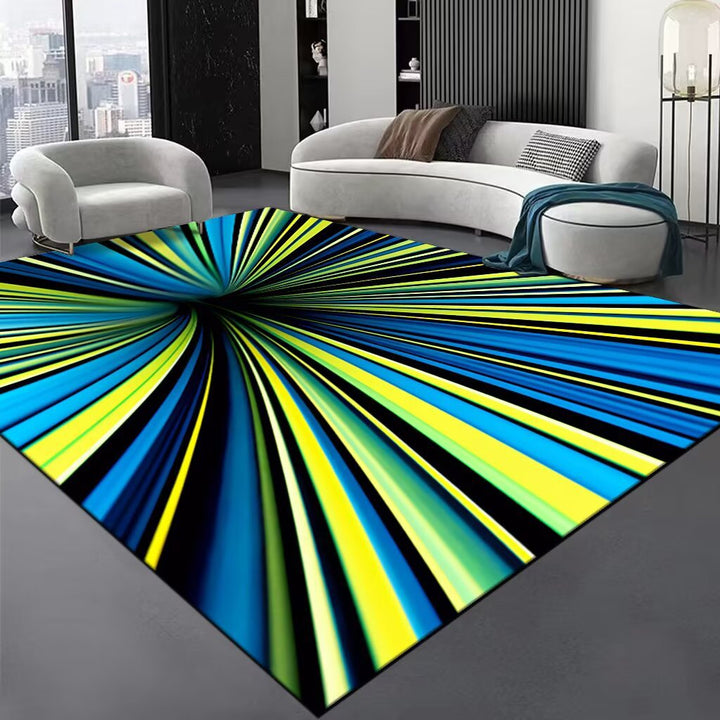 Modern Optical Illusion Area Rug Kalsten