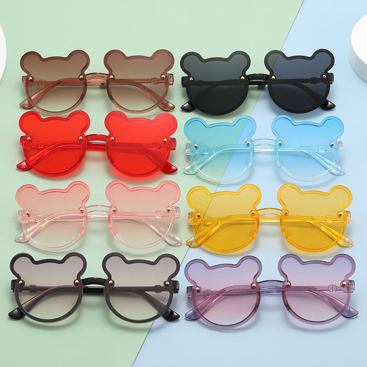 Women Playful Bear Shape Sunglasses Kalsten