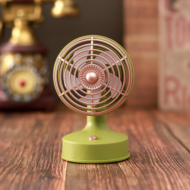 Unisex nan compact portable USB rechargeable mini desk fan with adjustable tilt Kalsten