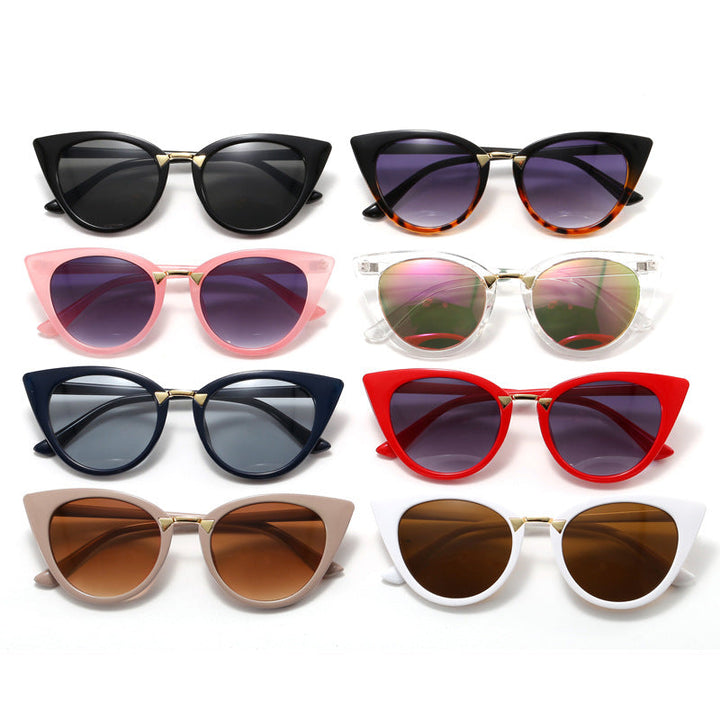 Ladies Cat-Eye Sunglasses with Elegant Golden Detail Kalsten