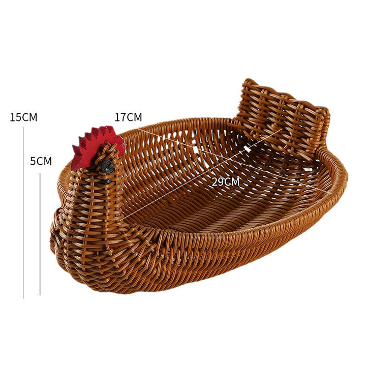 Decorative Woven Duck-Shaped Storage Basket Kalsten