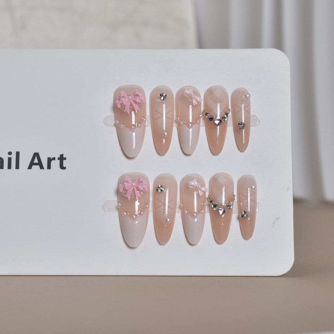 Decorative Press-On Nail Art Set Kalsten