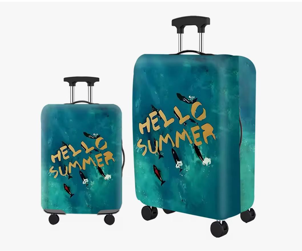 Unisex nan elastic suitcase cover with 3D dog design for trolley, stretchy and scratch-resistant Kalsten