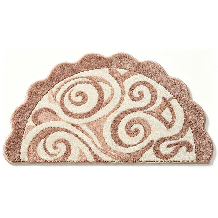 Decorative Swirl Bath Mat Kalsten