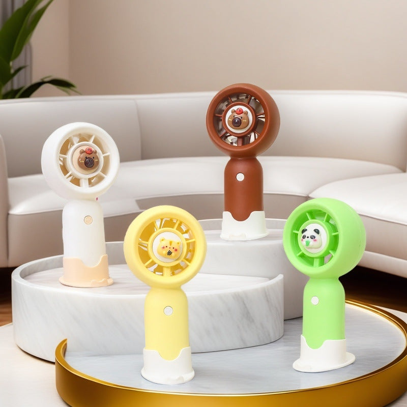 Ladies portable handheld fan with animal design Kalsten