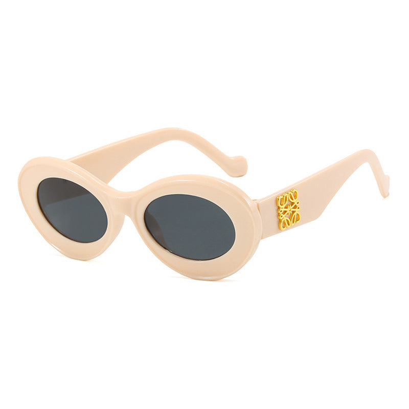 Ladies elegant curved sunglasses Kalsten
