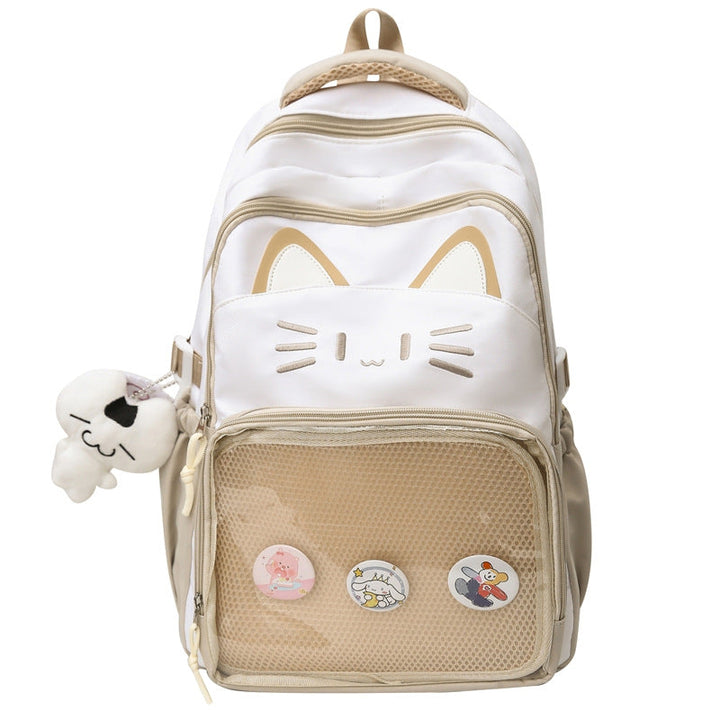 Cute Cat-Themed School Backpack Kalsten