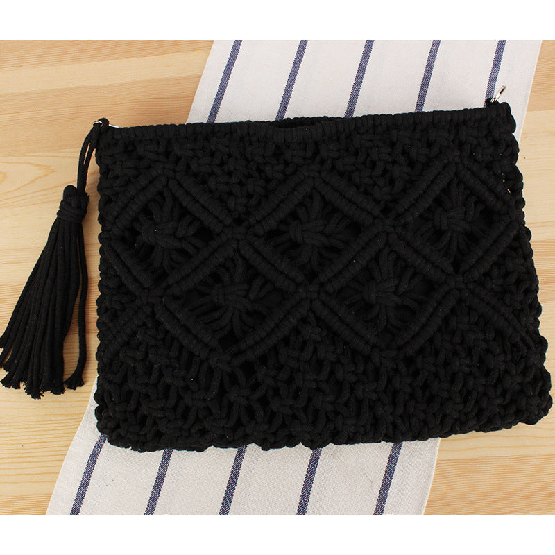 Macrame Clutch with Filigree Design Kalsten