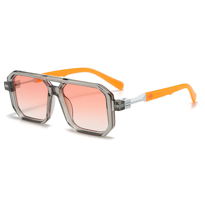 Ladies stylish oversized sunglasses with geometric frame Kalsten