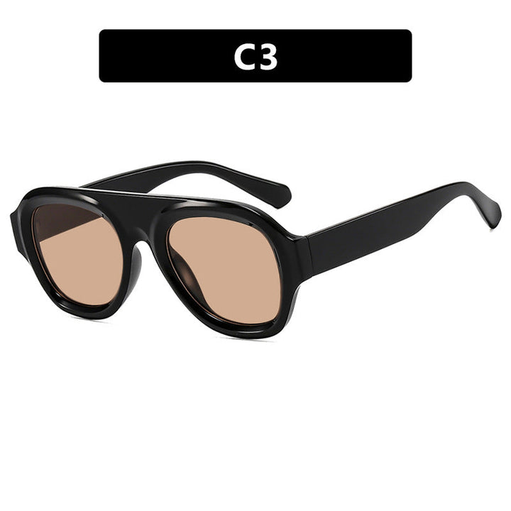 Women's oversized sunglasses with modern design and UV protection Kalsten