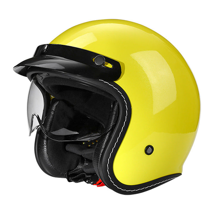 Retro Open-Face Motorcycle Helmet Kalsten
