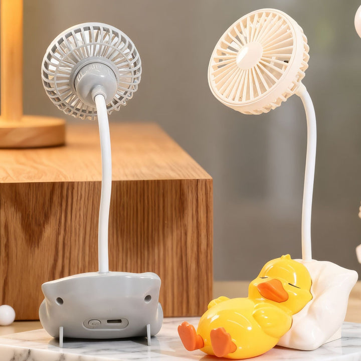Ladies table fan in cute duck design Kalsten