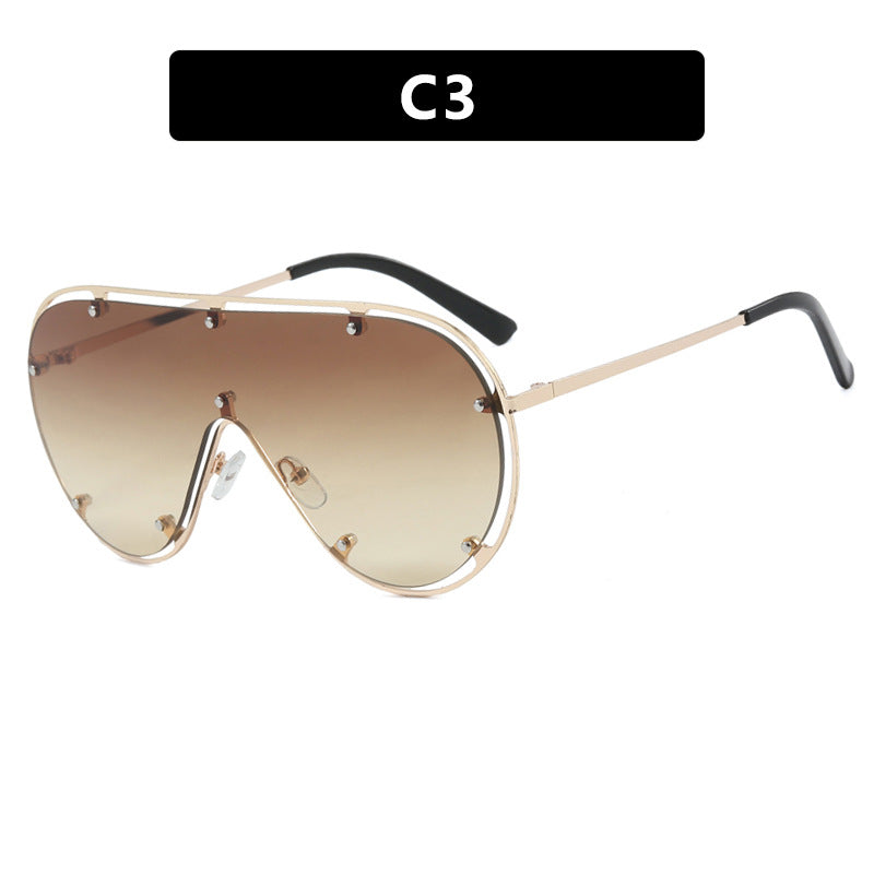 Women's fashionable oversized sunglasses in stylish retro design Kalsten