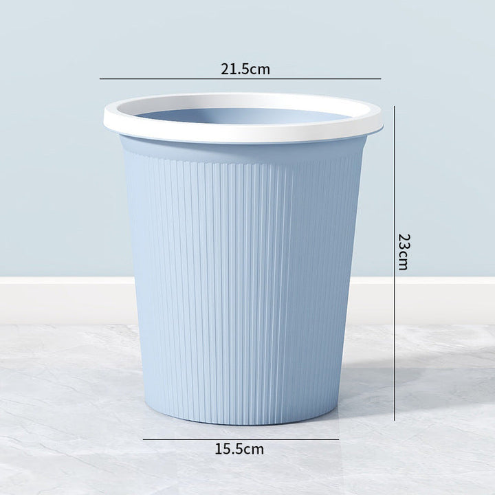 Ladies elegant and practical waste bin with ribbed surface Kalsten