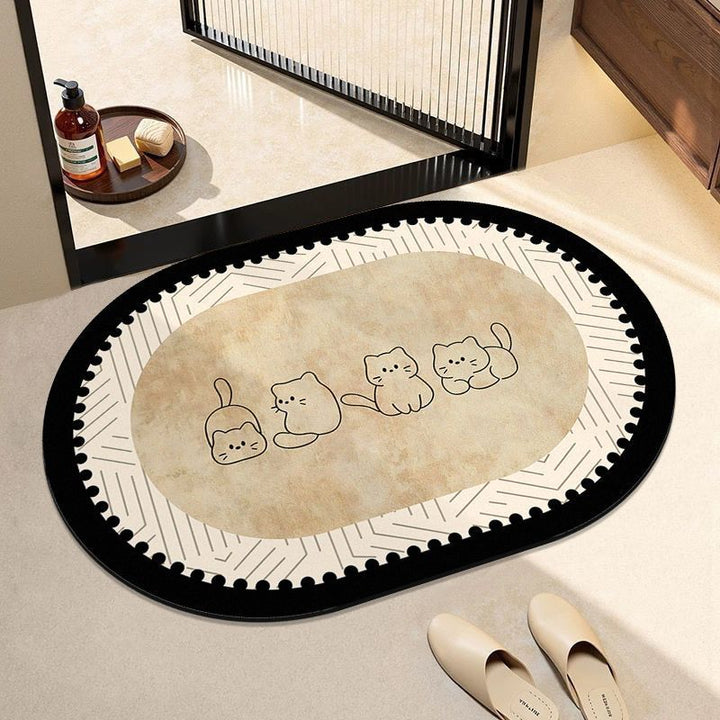 Adorable Dog-Themed Entrance Mat Kalsten