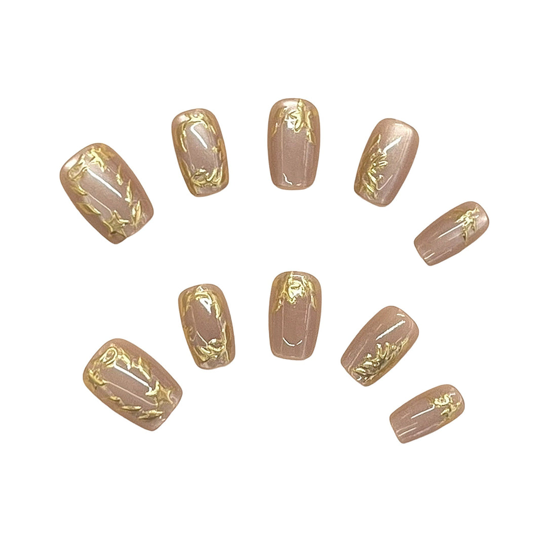 Elegant Press-On Nail Set Kalsten