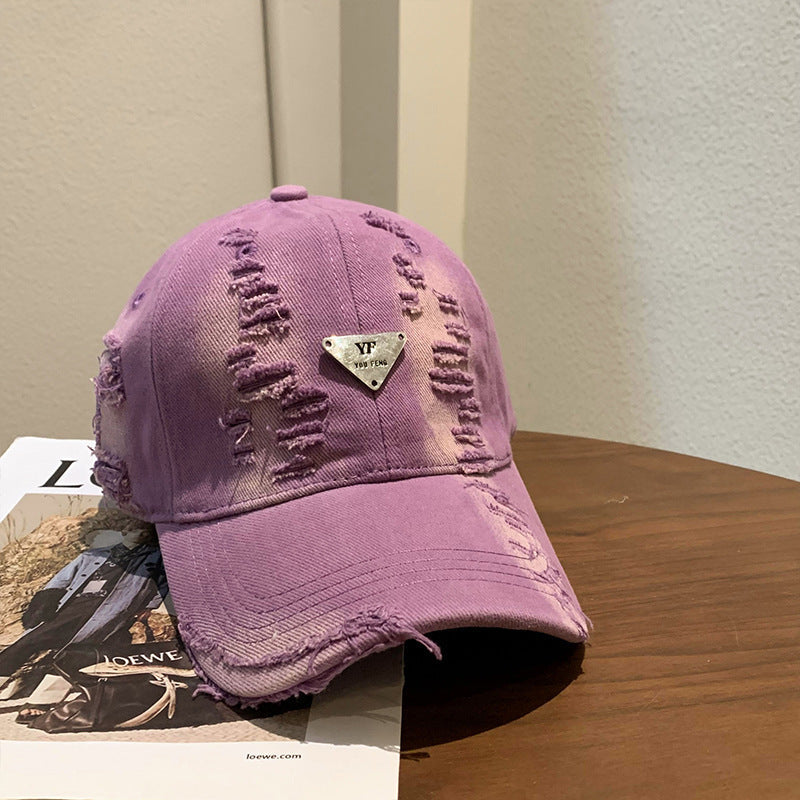 Women's Distressed Denim Baseball Cap Kalsten 1784084082