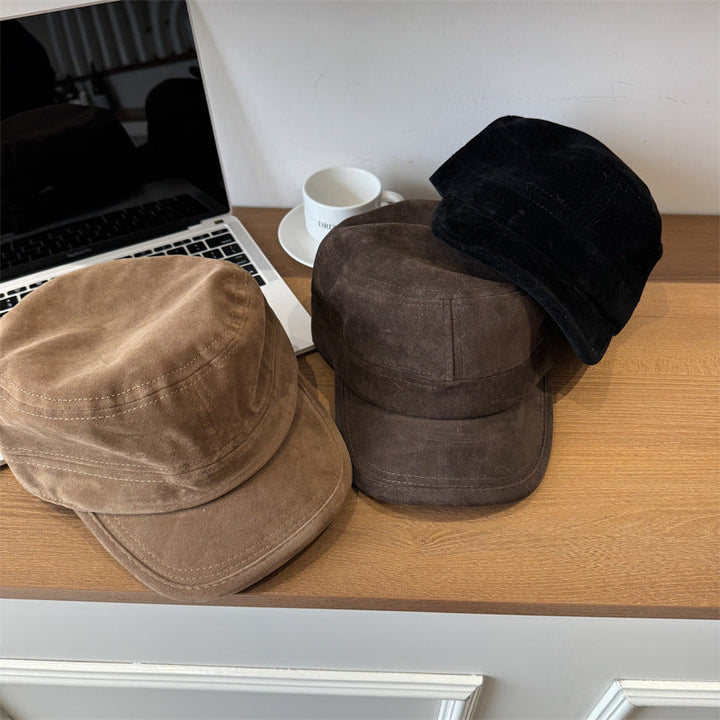 Men's Casual Suede Field Cap Kalsten