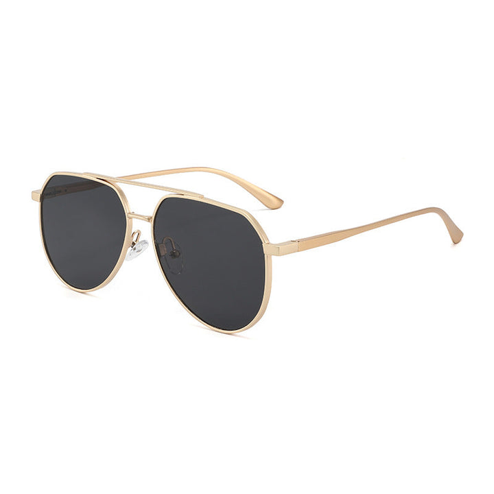 Men's Geometric Metal Frame Sunglasses Kalsten
