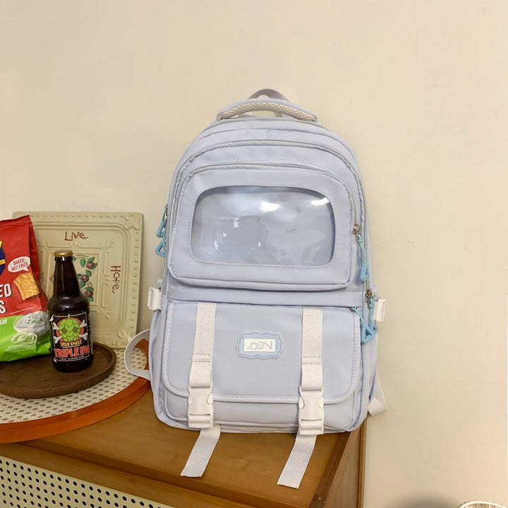 Multi-Functional Transparent School Backpack