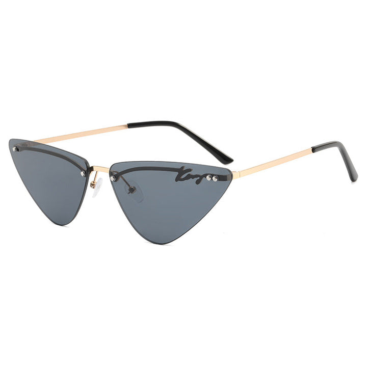 Ladies Trendy Cat-Eye Sunglasses with Feminine Frame Kalsten