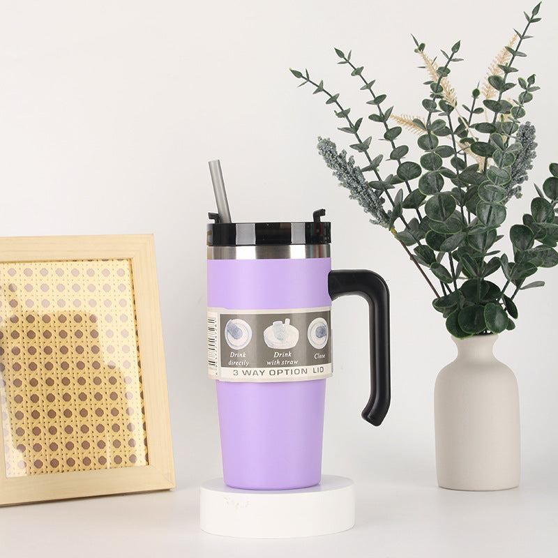Unisex thermos mug with 3-in-1 drinking options Kalsten