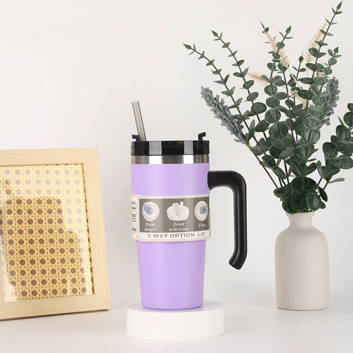 Unisex thermos mug with 3-in-1 drinking options Kalsten