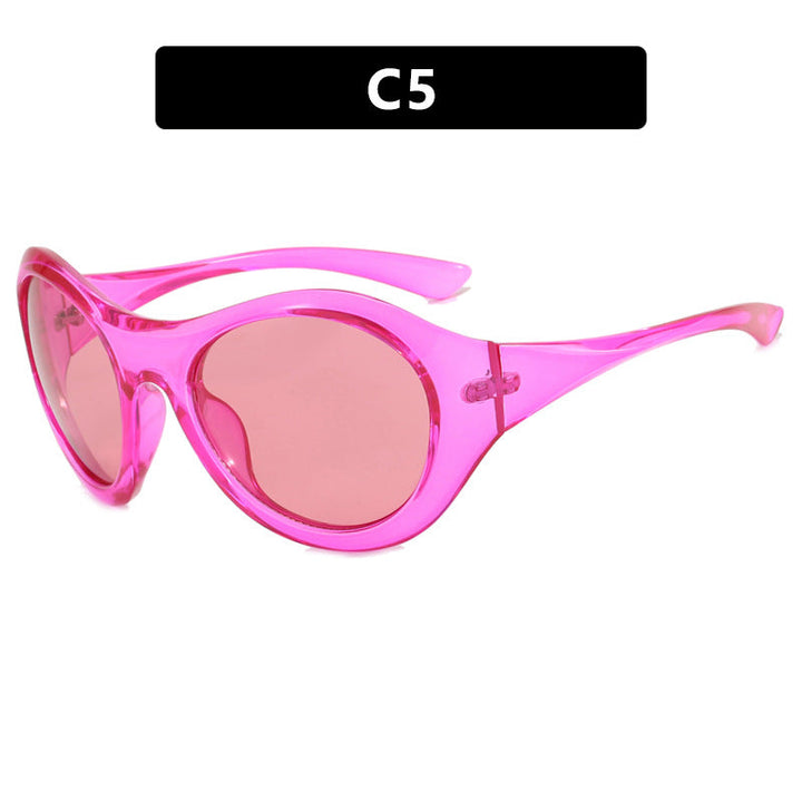 Ladies retro-inspired sunglasses with oversized frame and protective lenses Kalsten