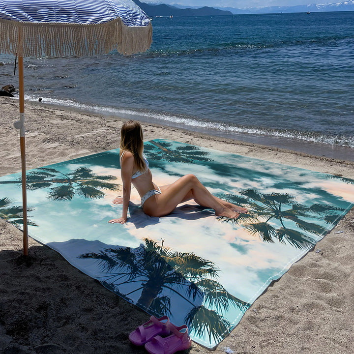 Mandala Design Beach Mat Kalsten