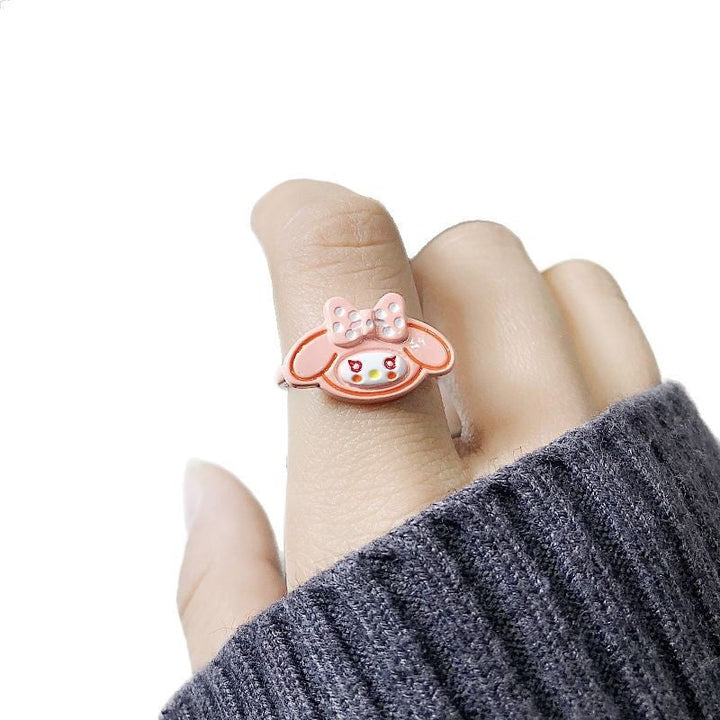 Playful ring with cheerful cartoon motif Kalsten