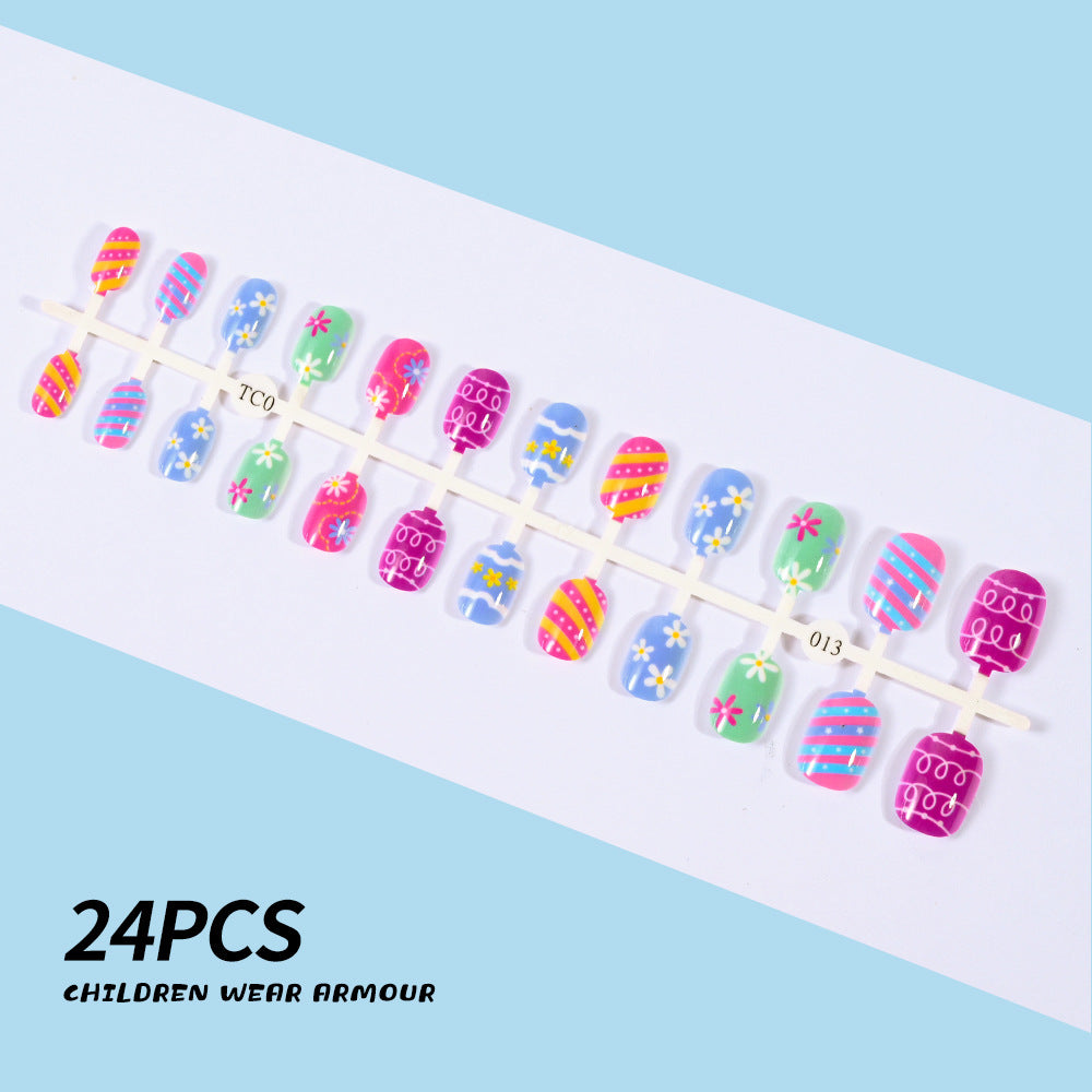Children's Fun-Themed Press-On Nail Set Kalsten