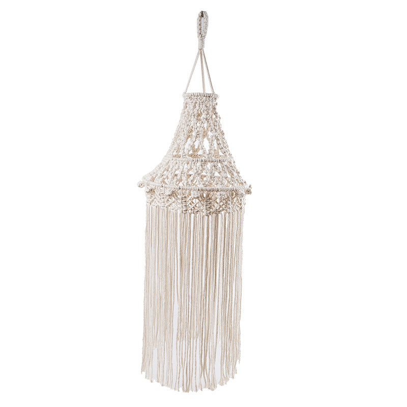 Macrame Hanging Light Fixture Acalora