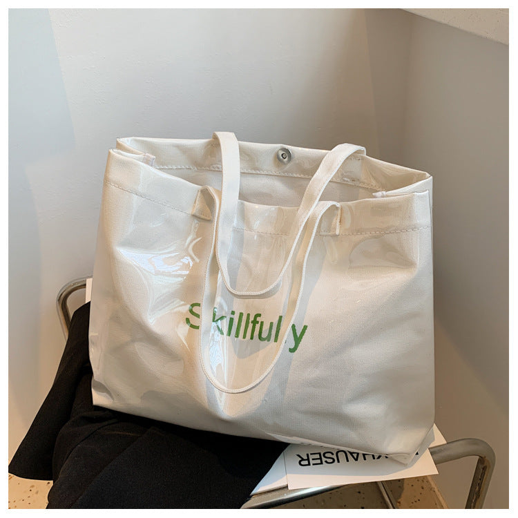 Spacious and Transparent Tote Bag Kalsten