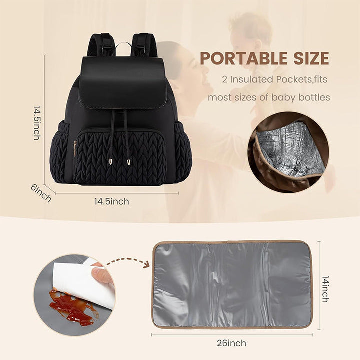 Stylish backpack with padded back and versatile compartments Kalsten