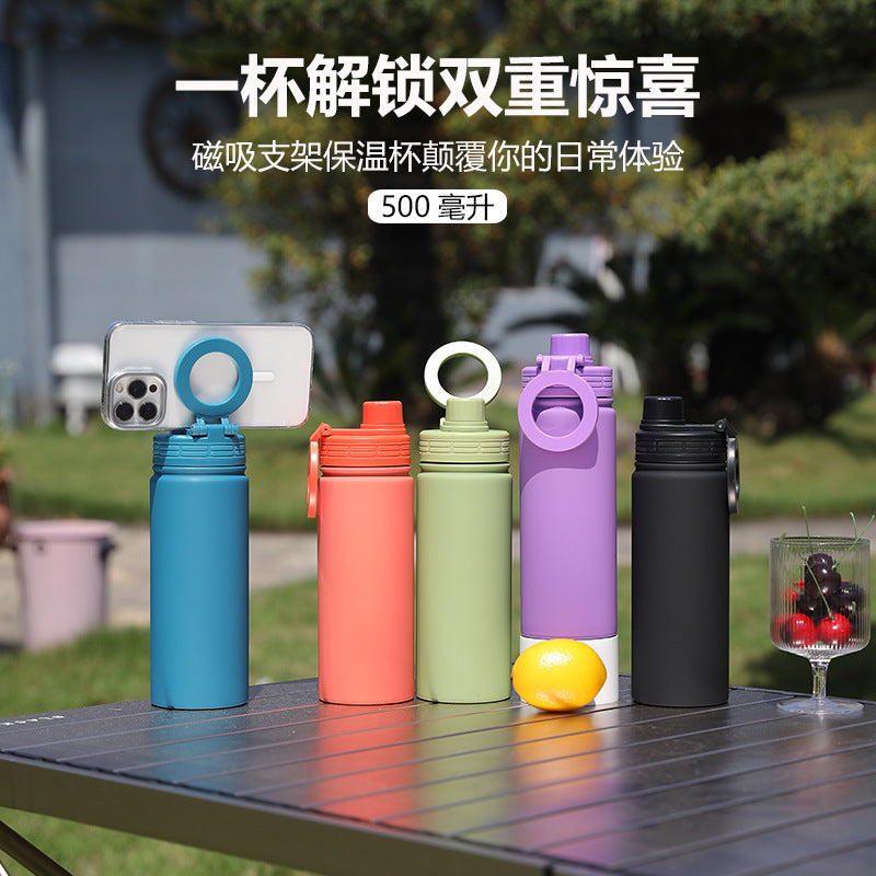 Women's Insulated Water Bottle with Convenient Carry Handle Kalsten