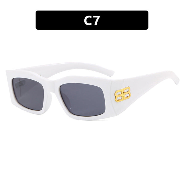 Women's fashionable sunglasses with angular frame and polarized lenses Kalsten