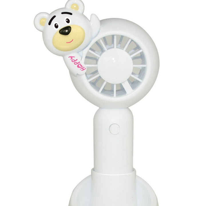 Unisex Portable Handheld Fan with Animal Design and LED Light Function Kalsten