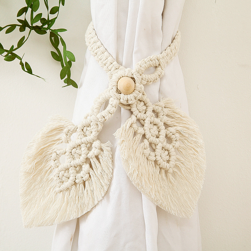 Macrame Curtain Tieback Holder Acalora