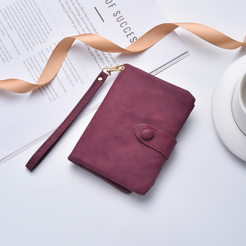 Compact Faux Leather Clutch Wallet Kalsten