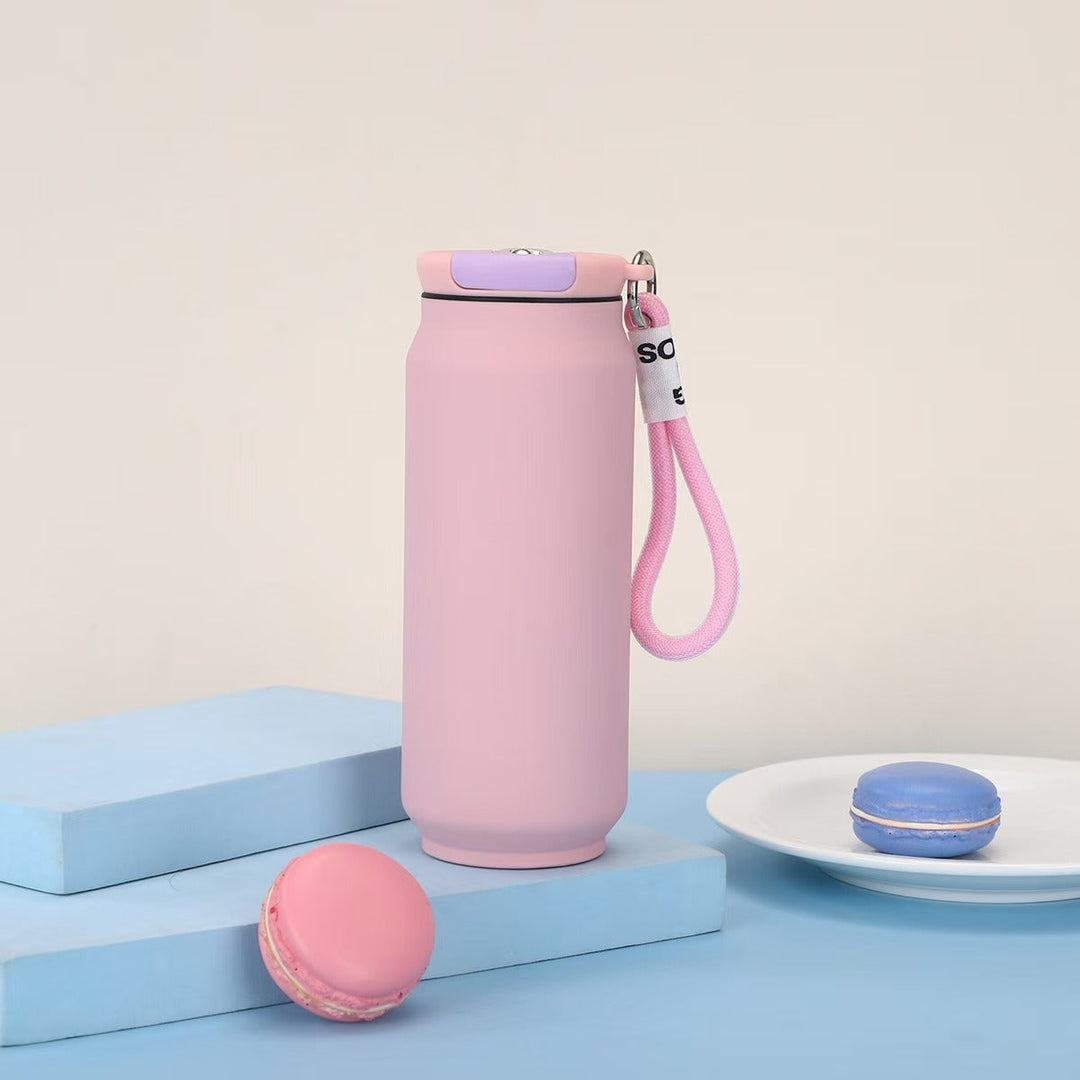 Women insulated water bottle with practical carry handle Kalsten