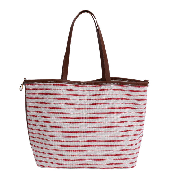 Reusable Striped Beach Tote Kalsten