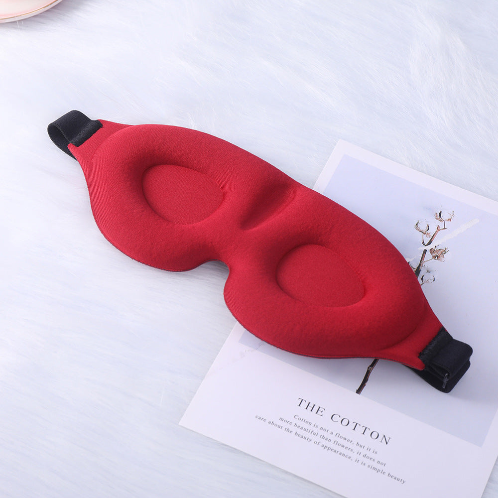 Unisex nan ergonomic 3D sleep mask with contoured eye cavities and adjustable comfort band Kalsten
