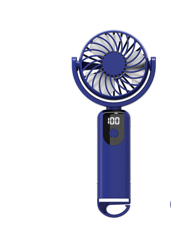 Women's Portable Handheld Fan with Digital Display Kalsten