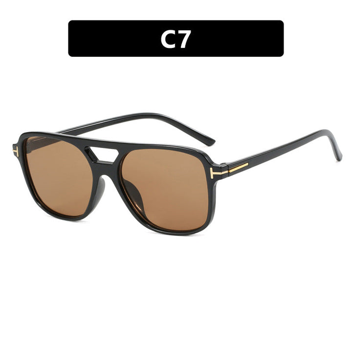 Women trendy square sunglasses with detailed frame Kalsten