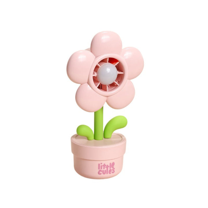 Flower-Themed Mini Desktop Cooling Fan Kalsten